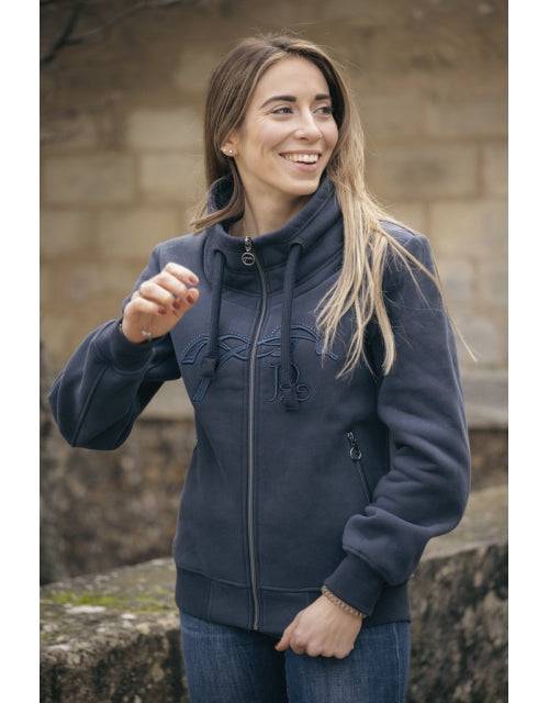 Penelope Native Strass Sweater - Navy - Exceptional Equestrian 