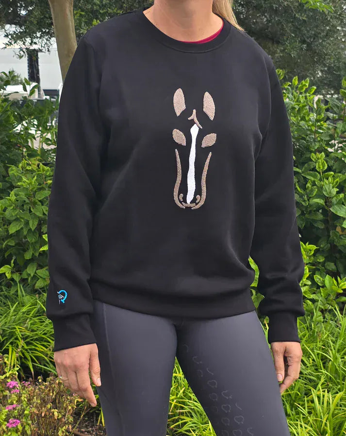 Heart Horse Nefer Crew Sweatshirt