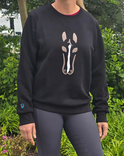 Heart Horse Nefer Crew Sweatshirt