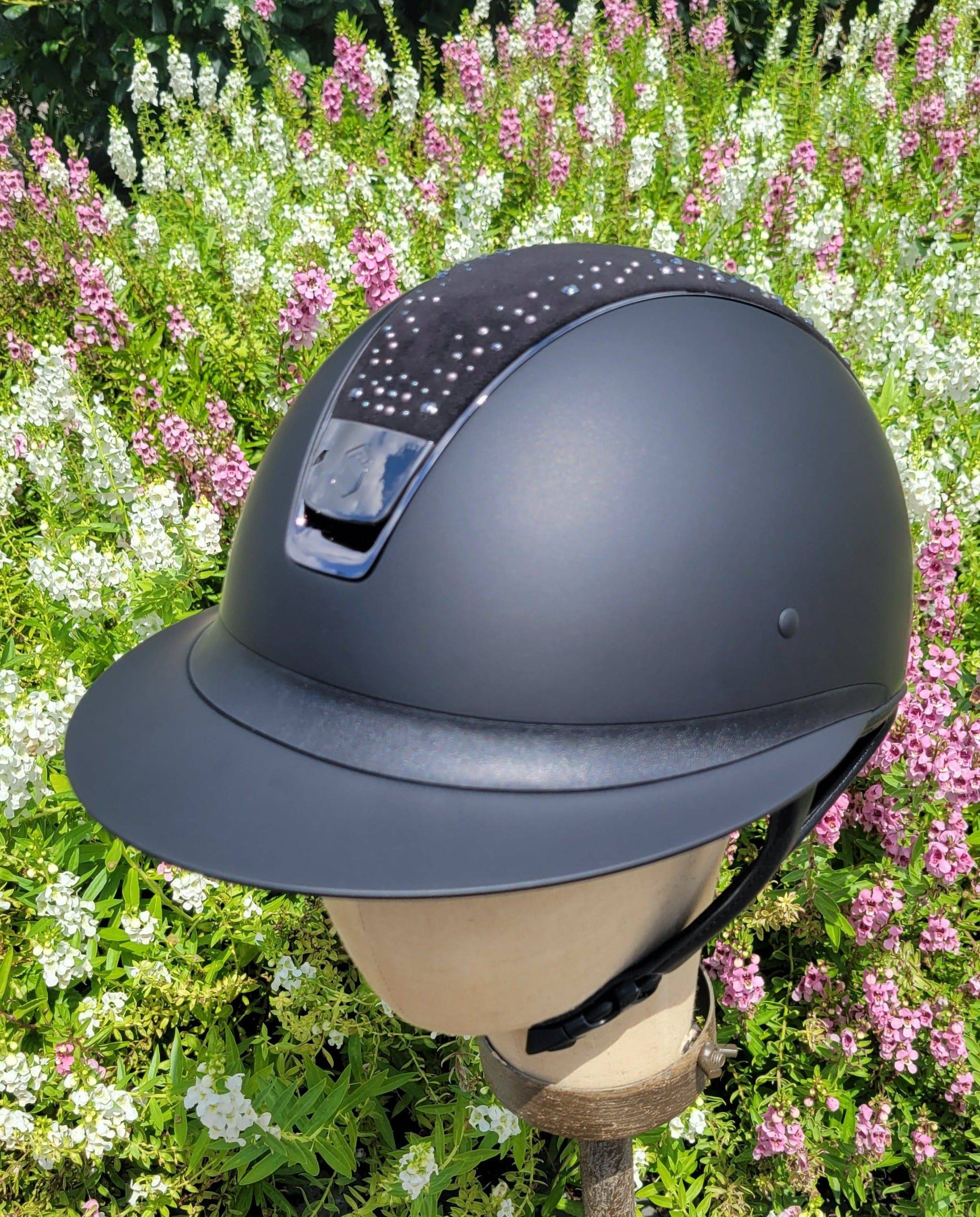 Exclusive Samshield Miss Shield Helmet with Top Night Pearl - Black