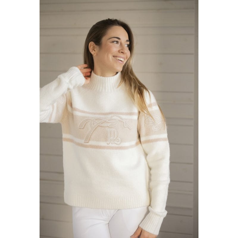 Pénélope - Noris Pullover - Beige & Camel