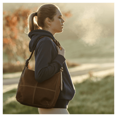 ANTARES - Small Paris leather handbag