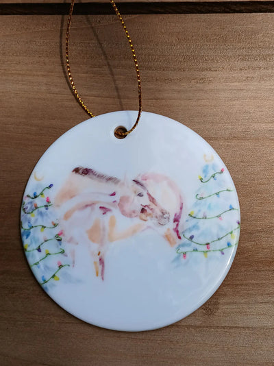 SonaEquestrian - Holiday Ceramic Ornament