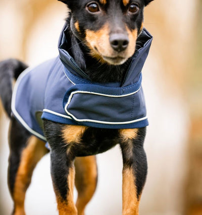 Horseware Signature Dog Rain Coat - Navy