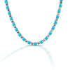 KELLY HERD CLEAR AND TURQUOISE NECKLACE