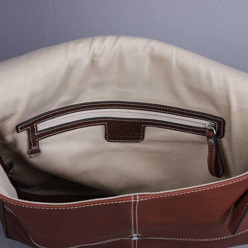 ANTARES - Small Milano Leather Crossbody Bag