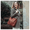 ANTARES - Small Milano Leather Crossbody Bag