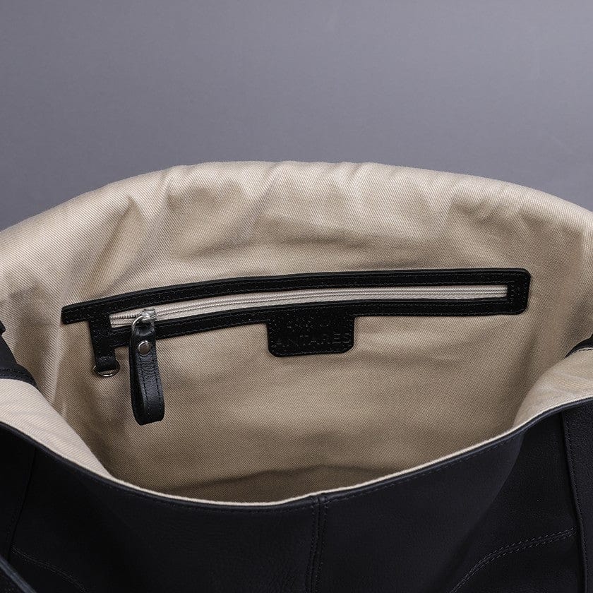 ANTARES - Small Milano Leather Crossbody Bag