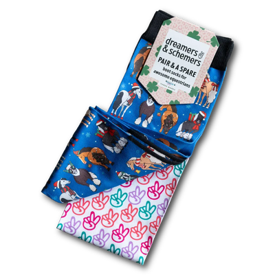 Dreamers & Schemers Jingle All the Way Pair & A Spare Socks