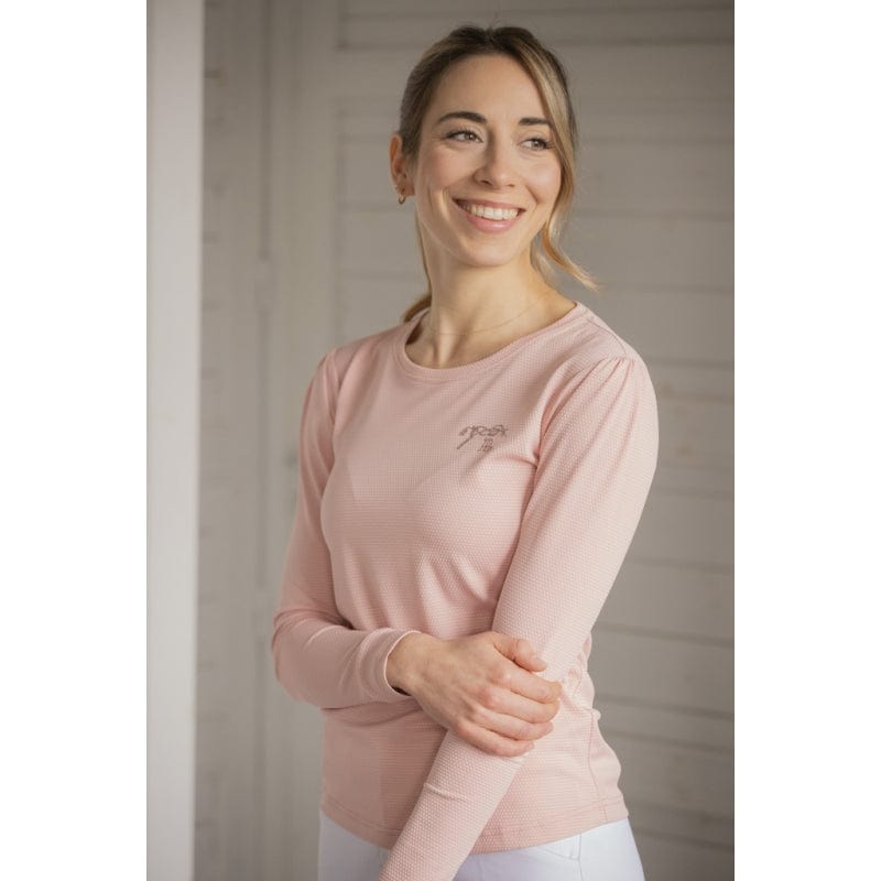 Penelope - Techty Honey Long Sleeve Shirt - Pale Pink