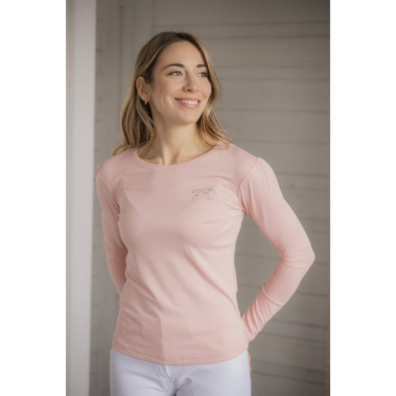 Penelope - Techty Honey Long Sleeve Shirt - Pale Pink