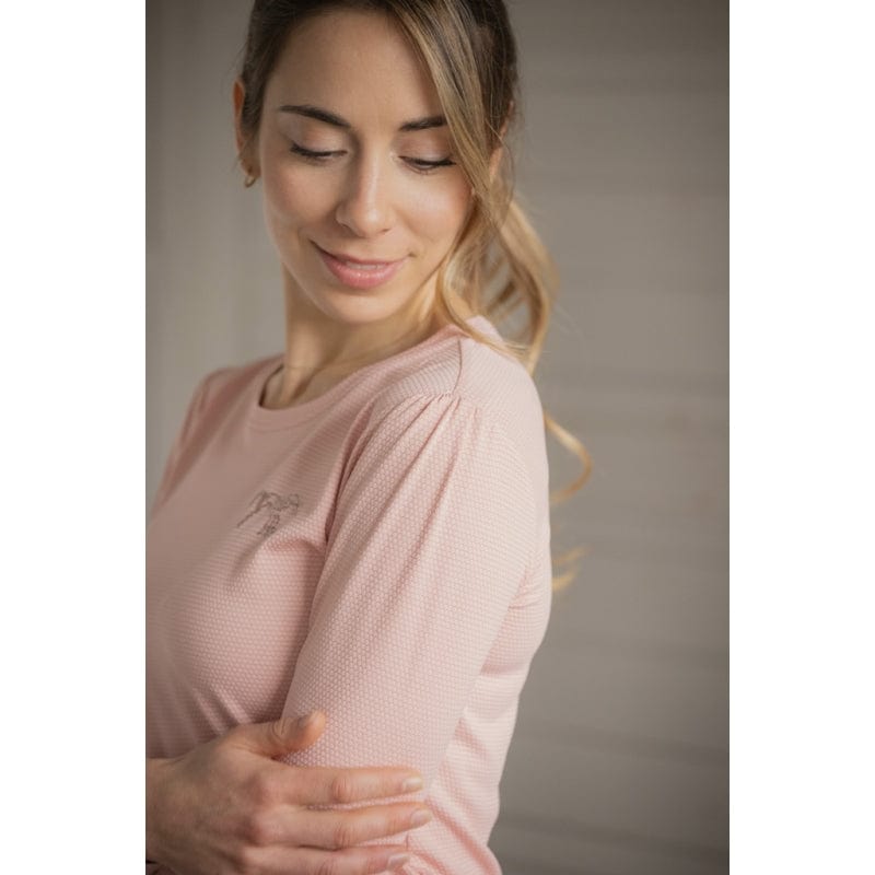 Penelope - Techty Honey Long Sleeve Shirt - Pale Pink