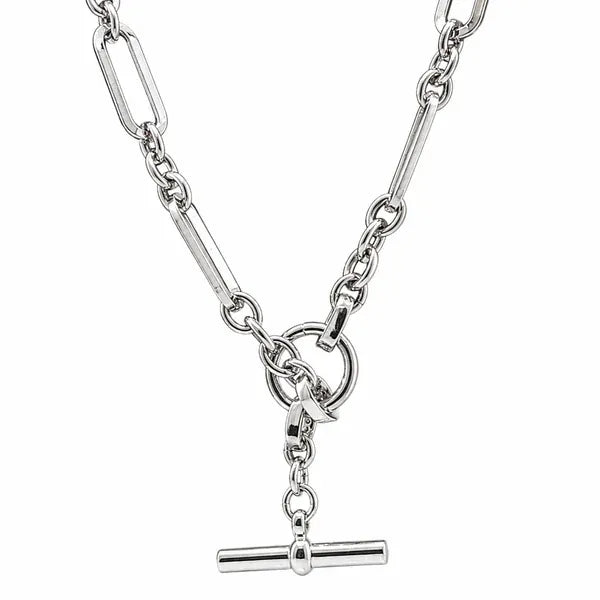 Kelly Herd - Brass Paper Clip Toggle Necklace