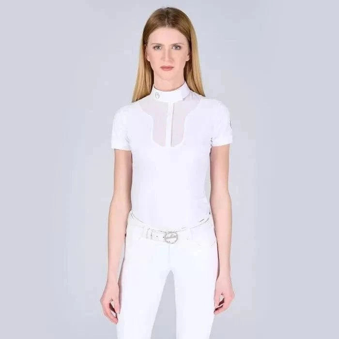 Vestrum - Beijing Short Sleeve Competition Shirt - White - Exceptional Equestrian