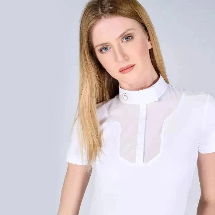 Vestrum - Beijing Short Sleeve Competition Shirt - White - Exceptional Equestrian