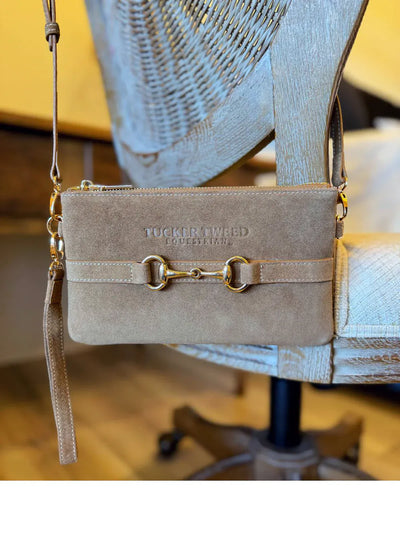 Tucker Tweed - Wellington Wristlet Suede Edition