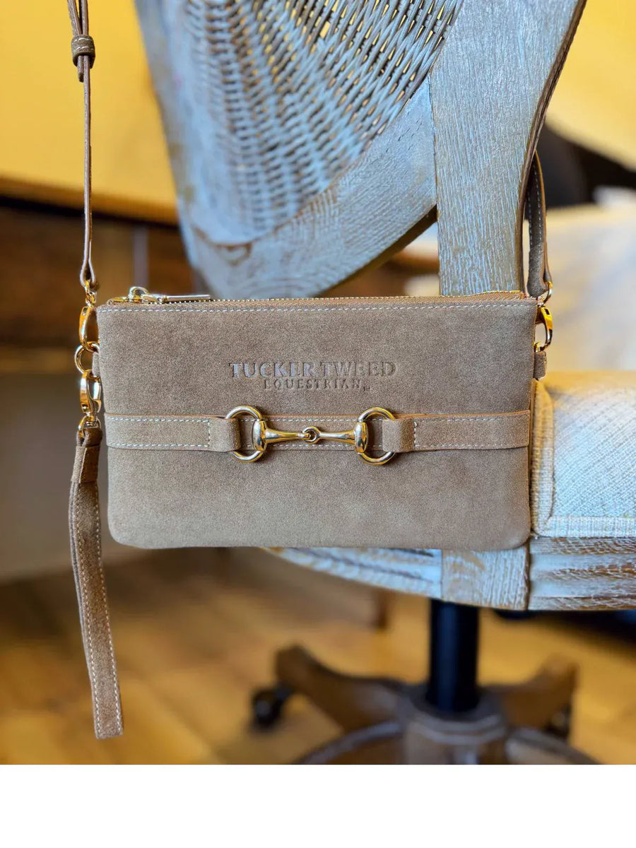 Tucker Tweed - Wellington Wristlet Suede Edition