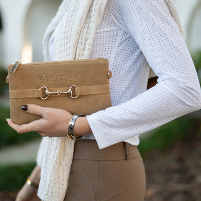 Tucker Tweed - Wellington Wristlet Suede Edition