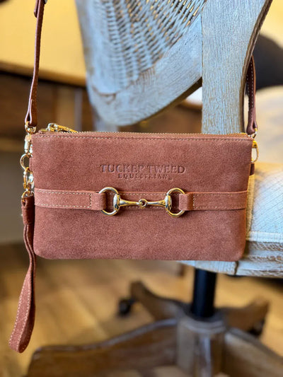 Tucker Tweed - Wellington Wristlet Suede Edition