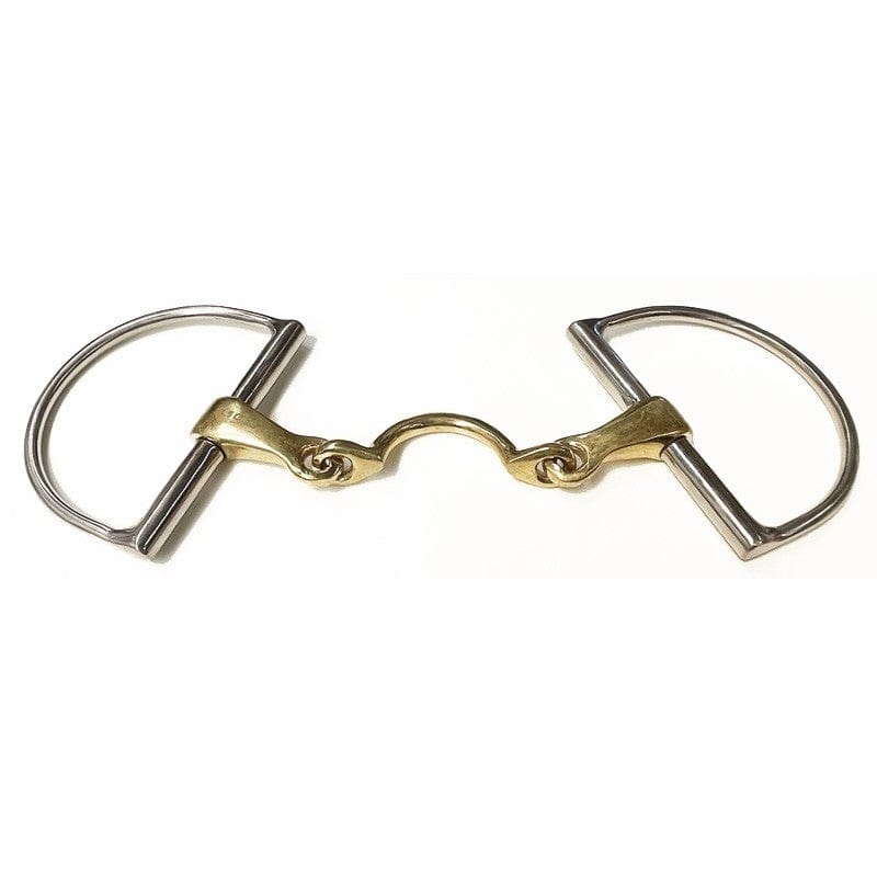 Jump'In US High ported french mouth D ring bit