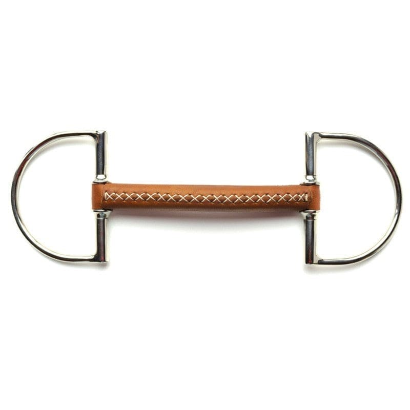 Jump'In - US round leather D ring bit