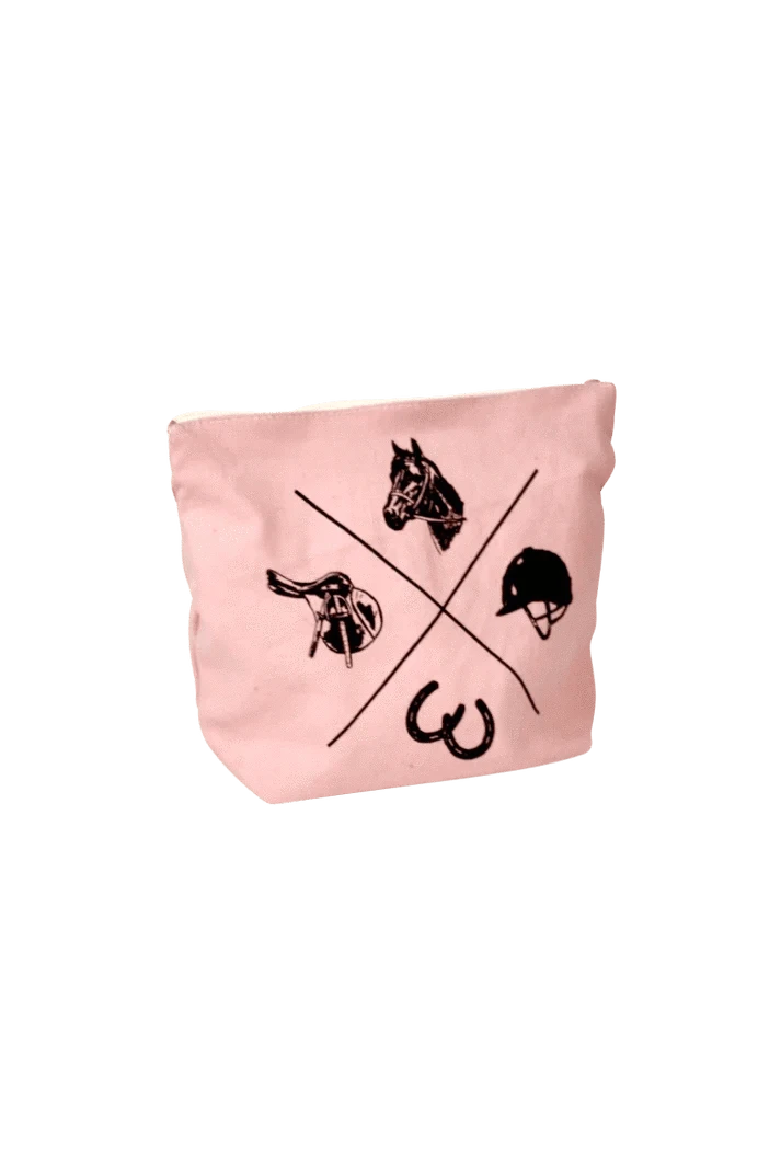 Spiced Equestrian - Vintage Rider Makeup Bag - Exceptional Equestrian