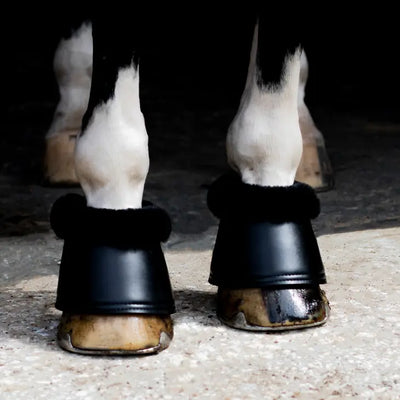 ACE Equestrian - PRO4MANCE | Black Fleece Bell Boots