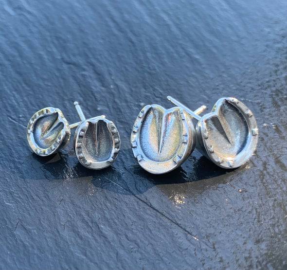 Sally Lowe Hoof Print Earrings - Exceptional Equestrian 