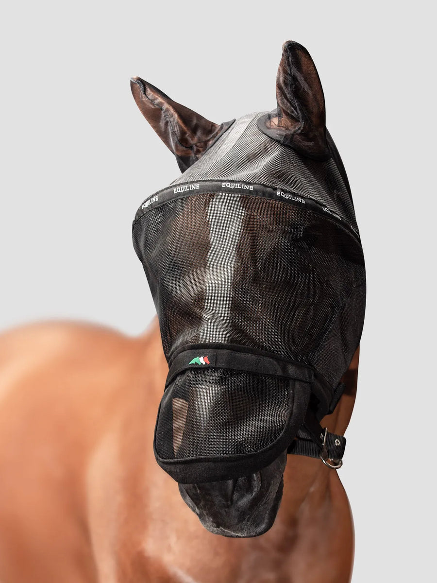 Equiline BENSON - FULL FACE FLY MASK (WITH EARS AND DETACHABLE NOSE)