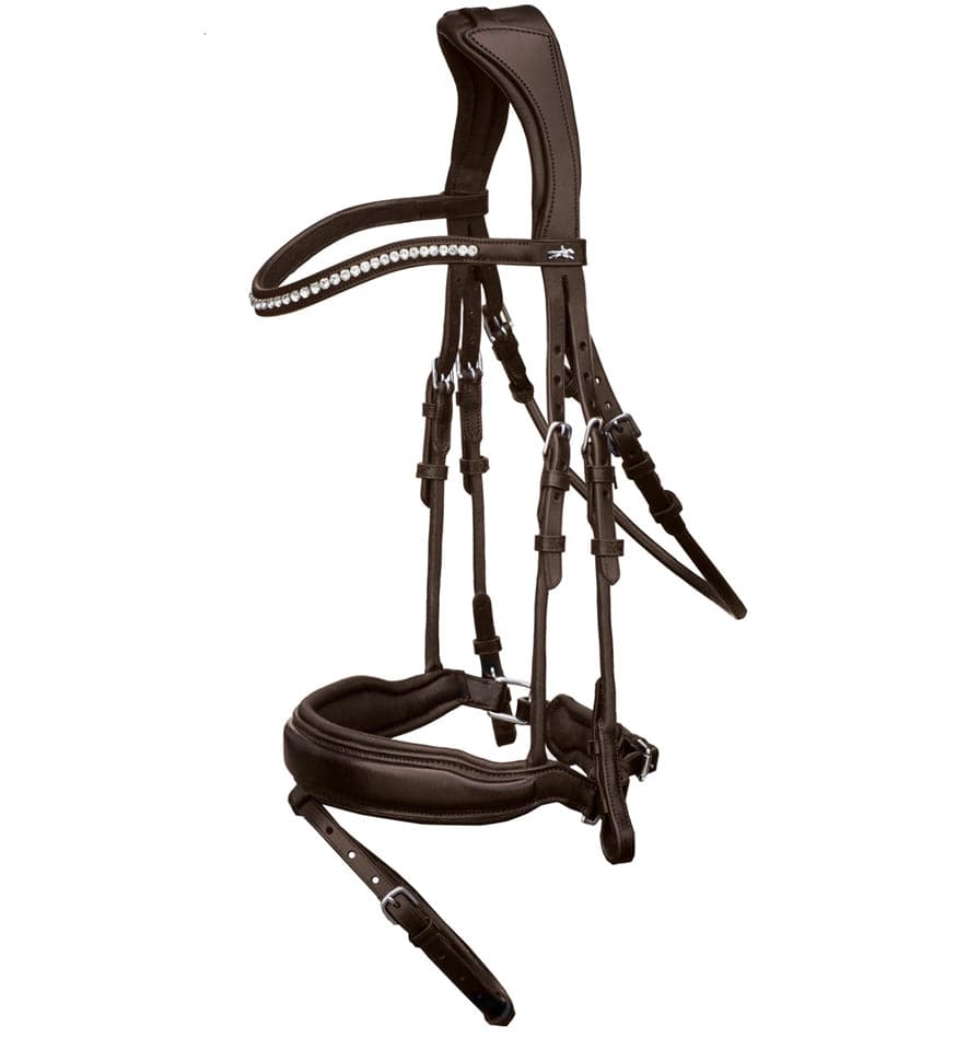 Schockemöhle - MALIBU ANATOMICAL DRESSAGE BRIDLE - Exceptional Equestrian