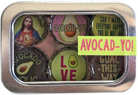 Kate Grenier Designs - Avocado Magnet - Six Pack - Exceptional Equestrian