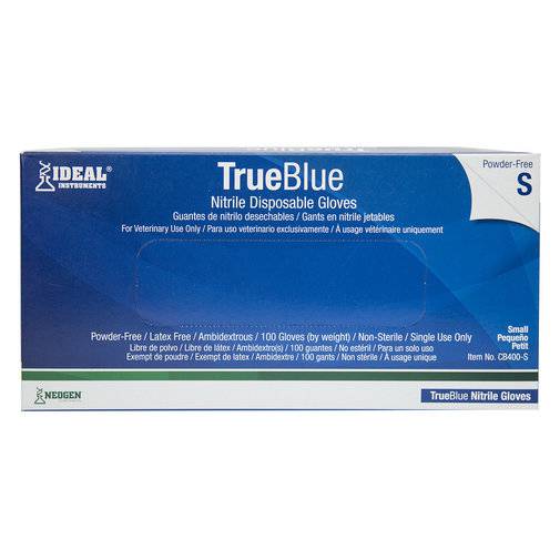 Ideal TrueBlue Nitrile Gloves - Exceptional Equestrian