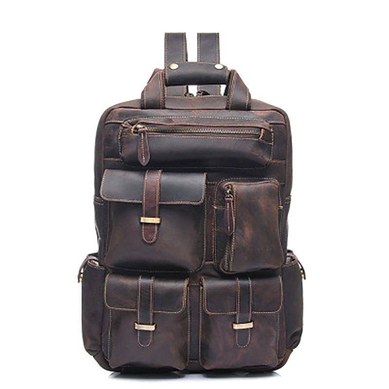Steel Horse Leather - The Shelby Backpack | Handmade Genuine Leather Backpack