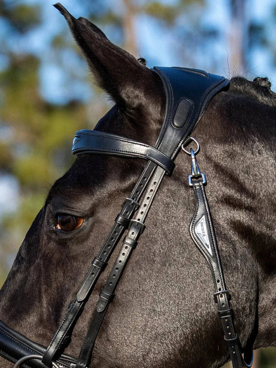 Equiline Anatomical Crown Piece -  Extra Wide - Exceptional Equestrian 