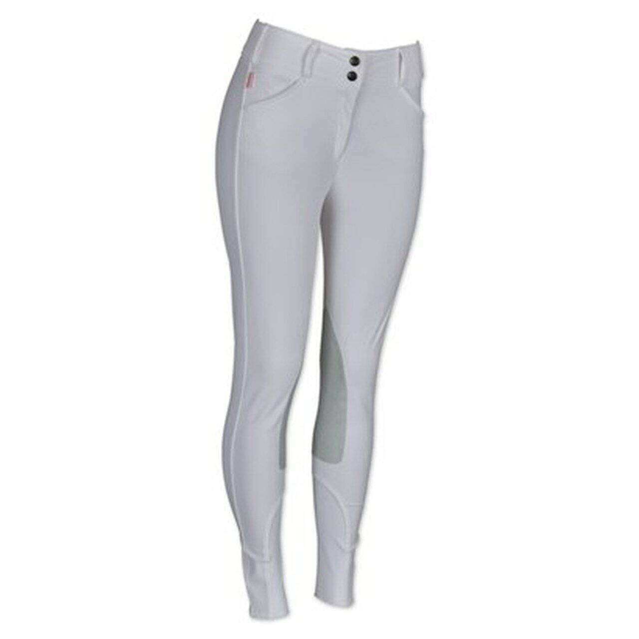 Tailored Sportsman 1927 Boot Sock Breech Low Rise Front Zip - White - Exceptional Equestrian