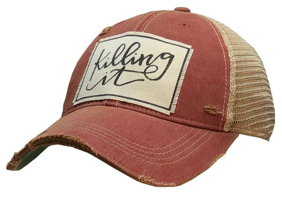 Vintage Life - Killing It Distressed Trucker Cap