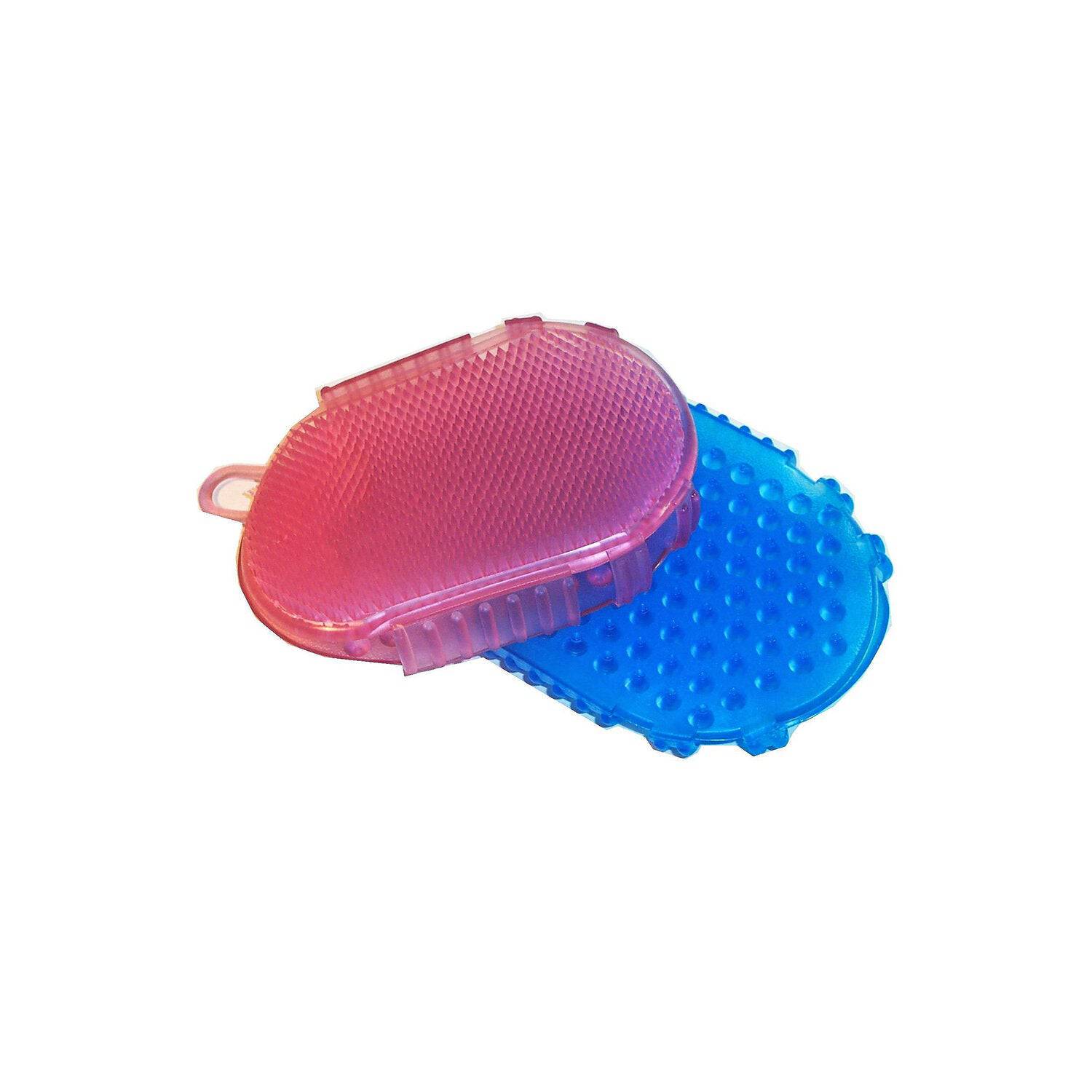 HILL BRUSH INC 5 1/2" Jelly Scrubber Assorted Colors - #2530 - Exceptional Equestrian