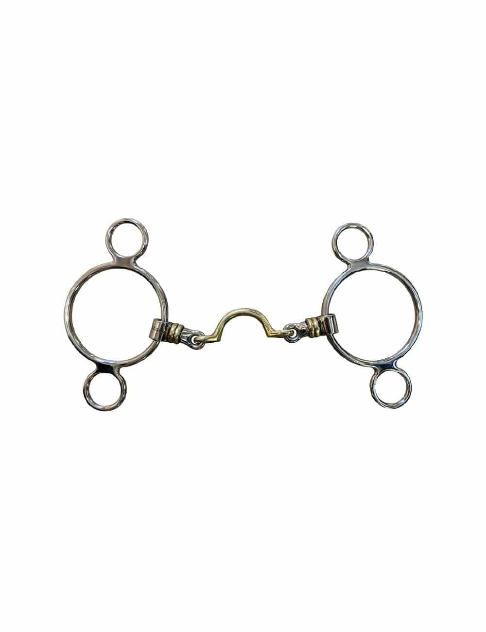 JUMP'IN 3 Ring French Link Bit w/ High Port - Exceptional Equestrian