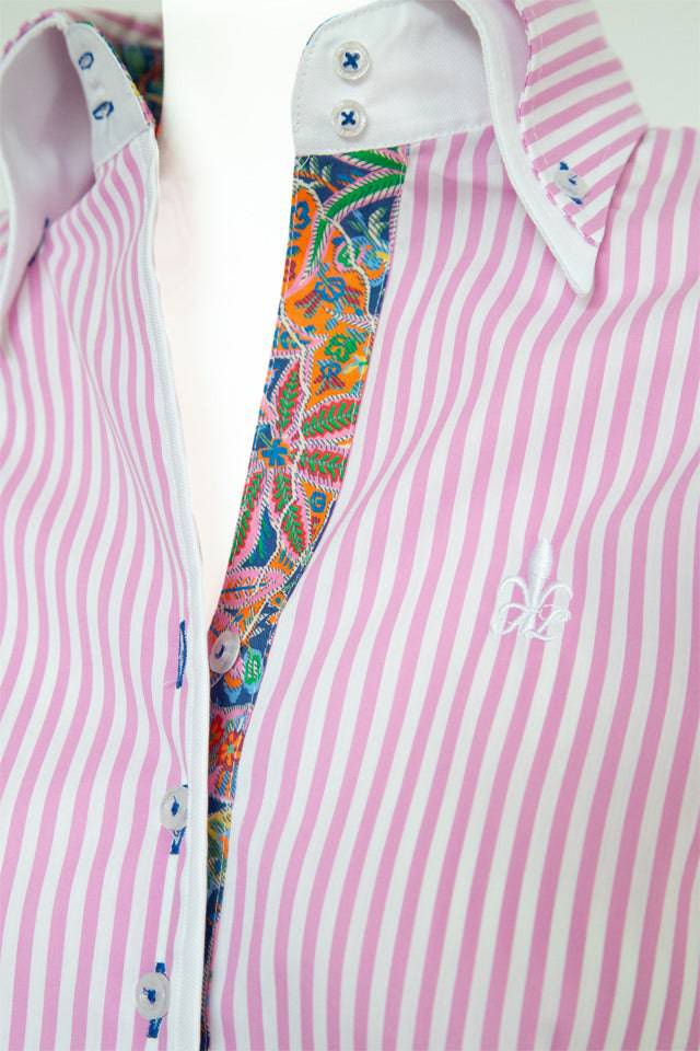 Fior da Liso Carina Fior da Liso Pink Stripe - Exceptional Equestrian