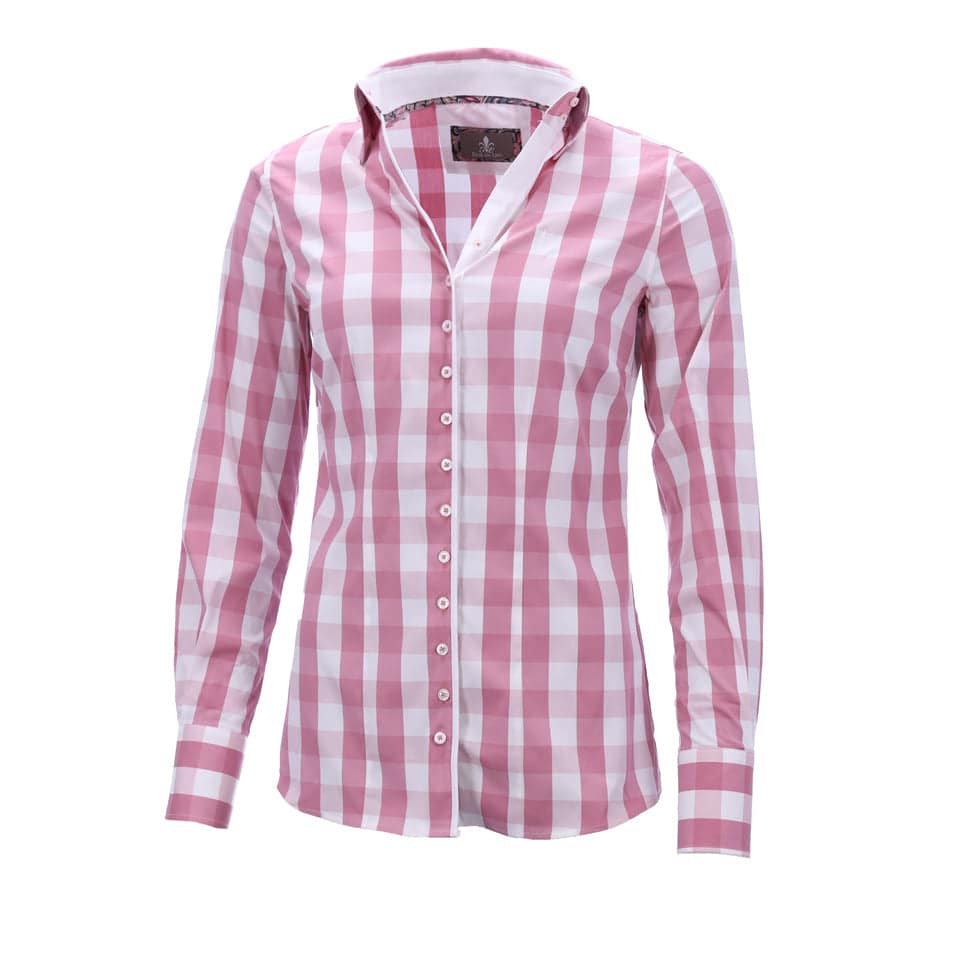 Fior da Liso Raphaela H.T Lawn Blouse - Rosa - Exceptional Equestrian
