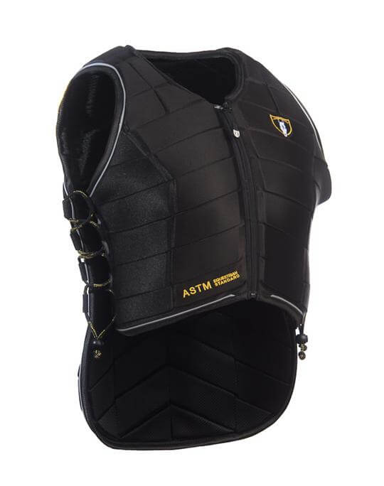  Tipperary Adult Lightweight Breathable Padded Moisture-Wicking  Horse Riding Equestrian Contour Flex Back Protector, X-Small, Black :  Sports & Outdoors