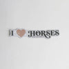 Hunt Seat Paper Co. - I Love Horses Sticker - Exceptional Equestrian 