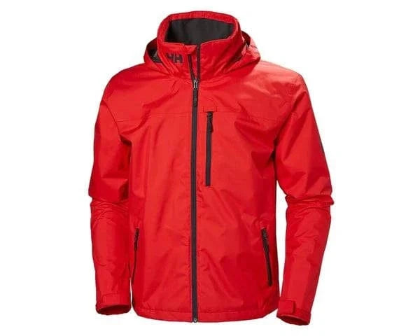 Helly Hansen Men's CREW HOODED JACKET Alert Red - Exceptional Equestrian 