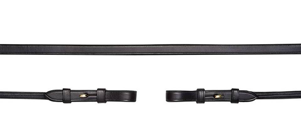 Schockemöhle  - Double Bridle Reins - Curb Reins Sewn Round - Exceptional Equestrian