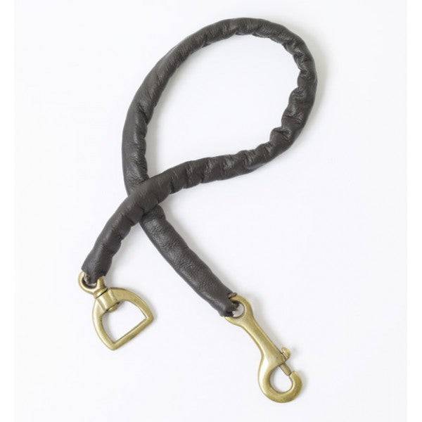 Centaur® Leather Covered Stud Chain- 30in - Exceptional Equestrian