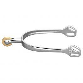 Herm Sprenger - ULTRA fit spurs with Balkenhol fastening - Stainless steel, 35 mm rounded - Exceptional Equestrian