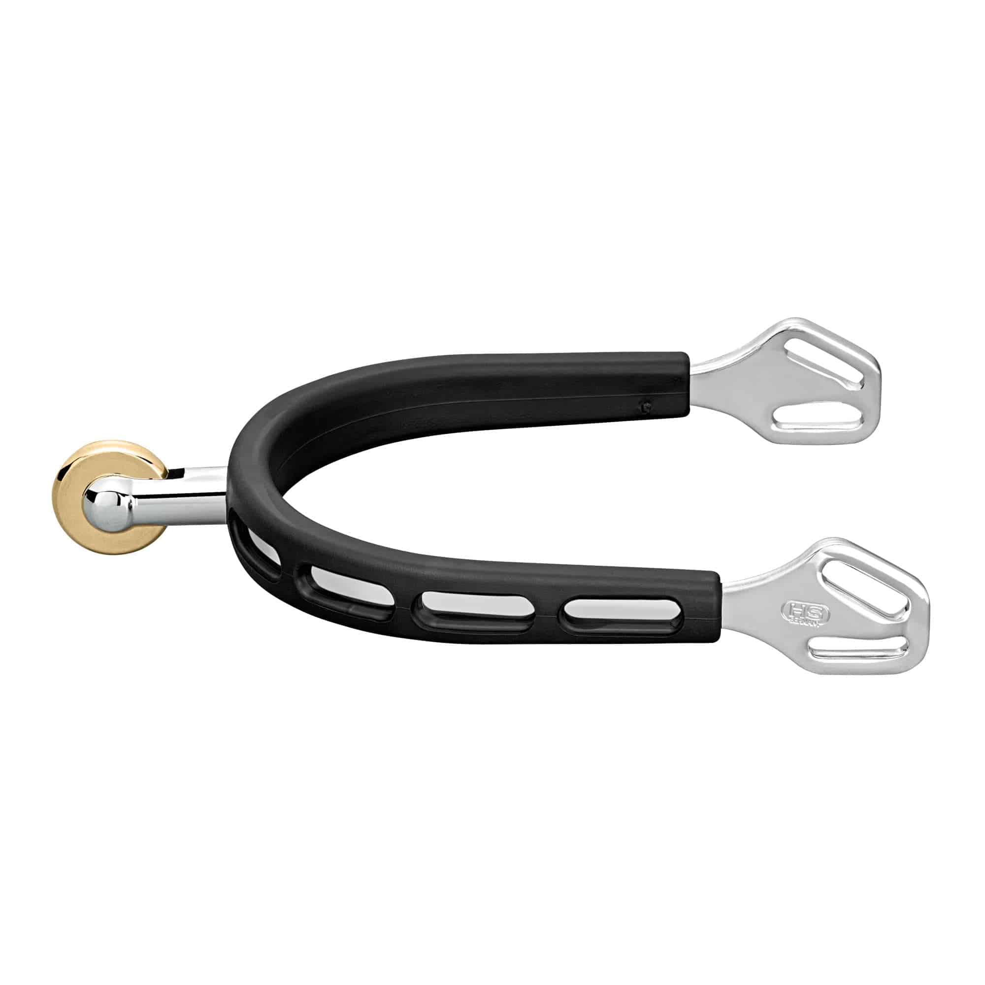 Herm Sprenger - ULTRA fit EXTRA GRIP spurs with Balkenhol fastening – Stainless steel, 25 mm rounded - Exceptional Equestrian