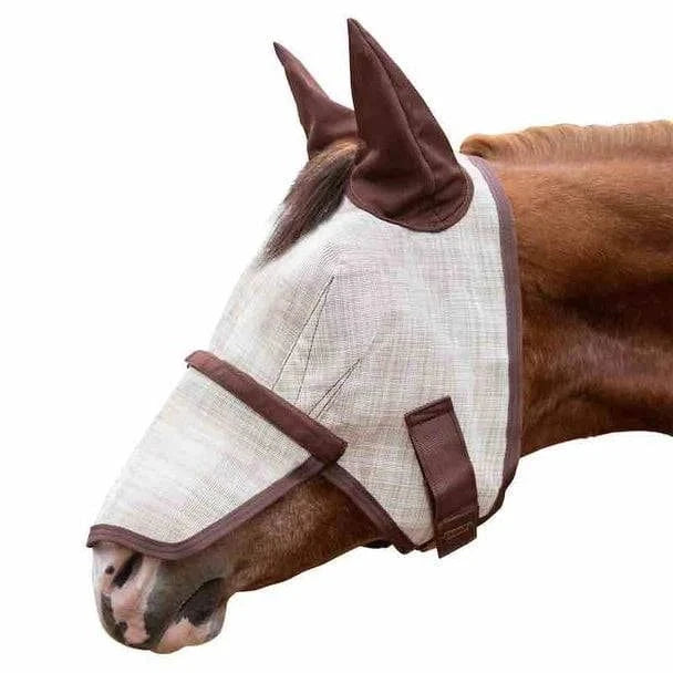 Kensington - Fly Mask with Long Nose w/ Soft Ears - Exceptional Equestrian