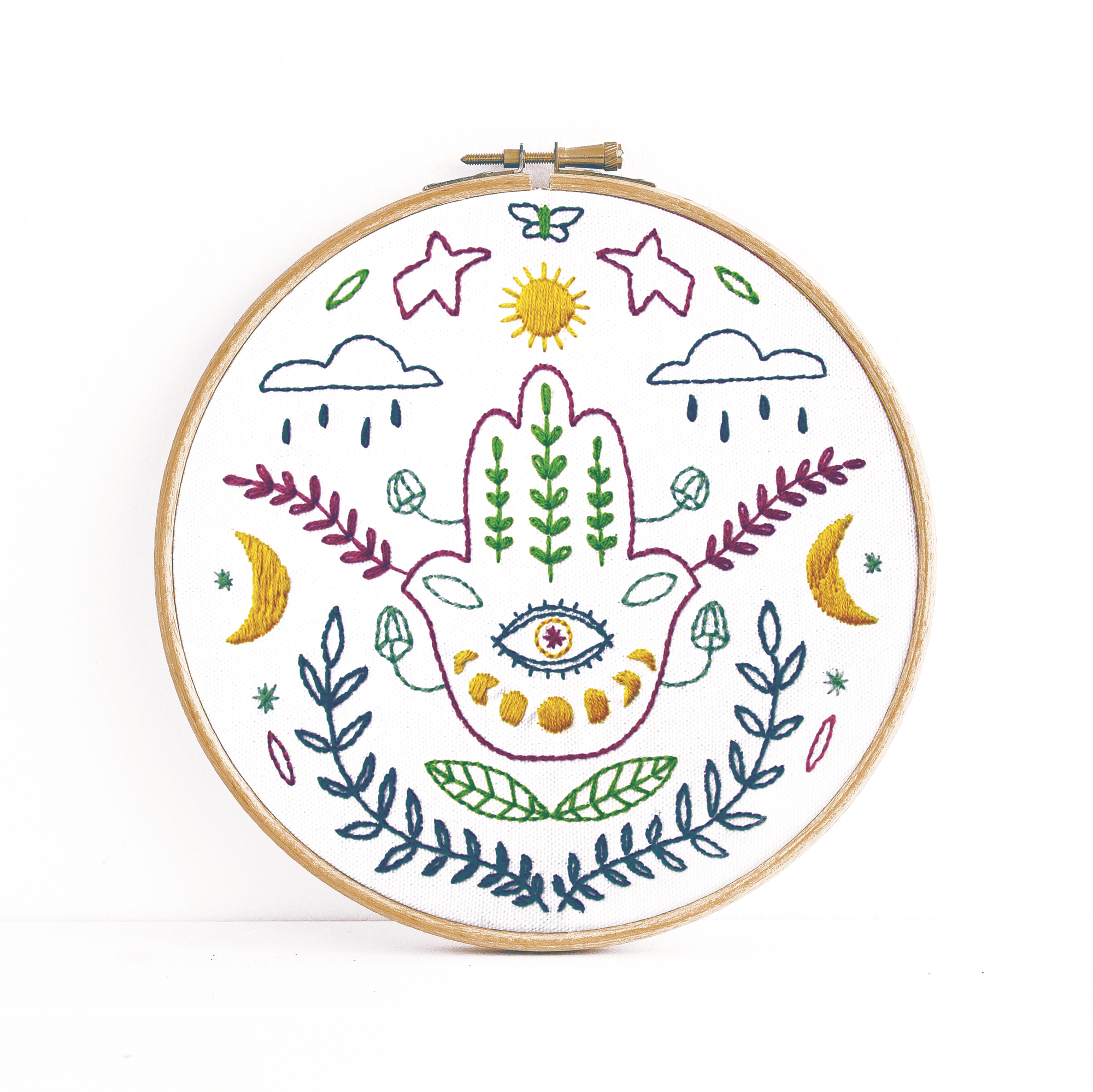 budgiegoods - Hamsa Embroidery Kit - Exceptional Equestrian
