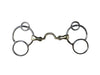 JUMP'IN French Mouth German 3 Ring Bit w/ High Port